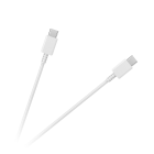 USB Type-C–USB Type-C kabelis, balts, 100 cm
