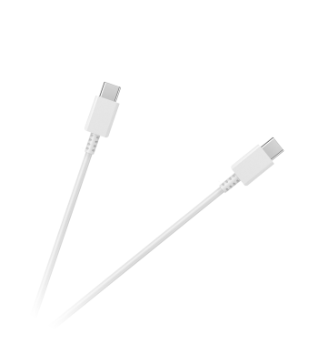 USB Type-C–USB Type-C kabelis, balts, 100 cm