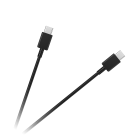 USB tipa C–USB tipa C kabelis, melns, USB 2.0, 100 cm