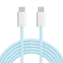 USB-C–USB-C kabelis Kruger&Matz Basic KM1272, 100 W, 1 m, zils