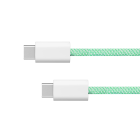 USB-C–USB-C kabelis Kruger&Matz Basic, 100 W, zaļš, KM1272, 1 m