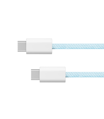 USB tipa C–USB tipa C kabelis, 100 W, zils, Kruger&Matz Basic, 1,5 m, KM1272