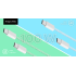USB-C–USB-C kabelis Kruger&Matz Basic KM1272, zaļš, 100 W, 1,5 m