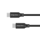 USB Type-C–USB Type-C kabelis, 100 W, Kruger&amp;Matz Basic, 2,5 m