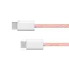 USB C–USB C kabelis, rozā, Kruger&Matz Basic, 60 W, 1,5 m