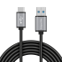 USB kabelis ar USB 3.0 un C tipa spraudni, 5 Gbps, Kruger&Matz Basic, 1m