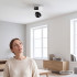 Wi-Fi kamera Kruger&Matz Connect ar 2 objektīviem, PTZ, 360°, 2K, Tuya Smart Life, krāsu nakts redzamību, audio un AI, C180