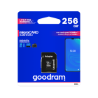 Atmiņas karte GOODRAM microSD ar adapteri UHS-I 256GB