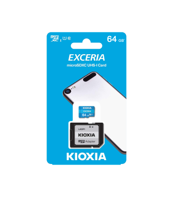Kioxia microSD atmiņas karte ar adapteri UHS-I U1 64 GB