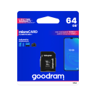 Goodram microSD atmiņas karte ar adapteri 64GB