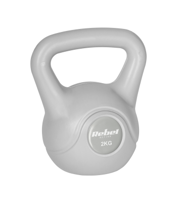 Bitumena kettlebells Rebel Active, pelēks, 2 kg