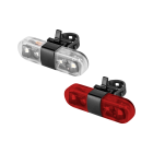 Velosipēda priekšējo un aizmugurējo LED USB lukturu komplekts, 2 gab., Rebel