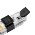 Velosipēda priekšējo un aizmugurējo LED USB lukturu komplekts, 2 gab., Rebel