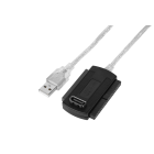 USB uz IDE un S-ATA pārveidotājs 2,5" un 3,5"