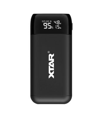 Lādētājs un power bank akumulatoriem XTAR PB2SL V2 18650/18700/20700/21700
