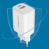Tīkla lādētājs Kruger&Matz ar GaN, Power Delivery un Quick Charge KM0856 45 W