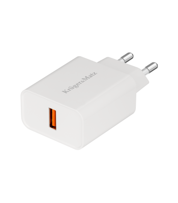 Tīkla lādētājs Kruger&Matz ar Quick Charge funkciju KM0851