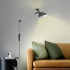 LED stāvlampa ar gaismas intensitātes regulēšanu un krāsas temperatūras maiņu Rebel