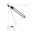 Galda lampa ar pulksteni, USB un USB-C ligzdām, Quick Charge Rebel