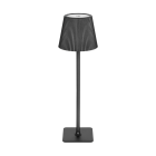 LED galda lampa ar skārienvadību, melna, Rebel