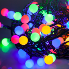 Āra LED Rebel Ziemassvētku lampiņu virtene ar RGB un maināmiem gaismas režīmiem, 10 m