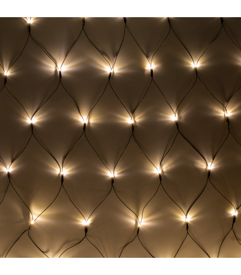 Āra Ziemassvētku LED lampiņu tīkls IP44 Rebel, 2 x 1,5 m