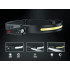 Akumulatora pieres lukturis ar galvas saiti, 5 W COB + 3 W LED