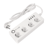 Viedā barošanas sloksne Kruger&Matz ar 4 vācu tipa ligzdām un 4xUSB, 2100 mA, Connect P6 Tuya