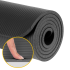 Vingrošanas paklājs jogai, pilatesam un fitnesam Rebel Active, 183 x 61cm, 1 cm, melns