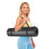 Vingrošanas paklājs jogai, pilatesam un fitnesam, NBR, melns, REBEL ACTIVE, 183 x 61 cm, 1,5 cm