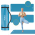 Vingrošanas paklājs jogai, pilatesam un fitnesam Rebel Active RBA-3150, 183 x 61 cm, 1 cm, zils