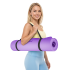 Vingrošanas paklājiņš jogai, pilatesam un fitnesam, TPE, violets, Rebel Active, 183 x 61 cm, 1 cm