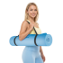 Vingrošanas paklājiņš jogai, pilatesam un fitnesam Rebel Active, zils, TPE, 183 x 61 cm, 1 cm