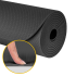Vingrošanas paklājiņš jogai, pilatesam un fitnesam, melns, TPE, Rebel Active, 183 x 61 cm, 4 mm