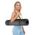 Vingrošanas paklājiņš jogai, pilatesam un fitnesam, melns, TPE, Rebel Active, 183 x 61 cm, 4 mm