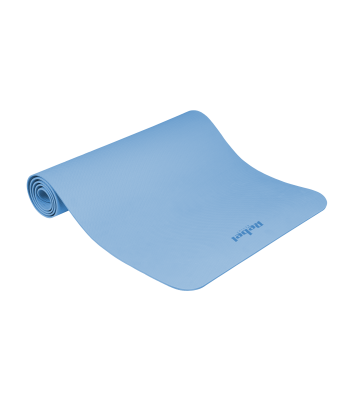 Vingrošanas paklājs jogai, pilatesam un fitnesam Rebel Active, 183 x 61 cm, 4 mm, TPE, zils