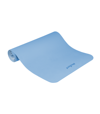 Vingrošanas paklājs jogai, pilatesam un fitnesam, REBEL ACTIVE, TPE, zils, 183 x 61 cm, 4 mm