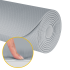Vingrošanas paklājiņš jogai, pilatesam un fitnesam, TPE, pelēks, Rebel Active, 183 x 61 cm, 4 mm