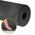Vingrošanas paklājs jogai, pilatesam un fitnesam Rebel Active RBA-3152, melns, TPE, 183 x 61 cm, 6 mm