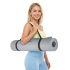 Vingrošanas paklājs jogai, pilatesam un fitnesam Rebel Active 183 x 61 cm, 6 mm, TPE, pelēks