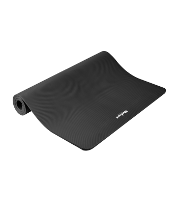 NBR vingrošanas paklājs jogai, pilatesam un fitnesam, melns Rebel Active 190x115 cm, 2 cm