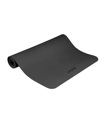 Vingrošanas paklājs jogai, pilatesam un fitnesam Rebel Active, melns, RBA-3159, 200x90 cm, 1 cm