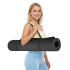 Vingrošanas paklājs jogai, pilatesam un fitnesam Rebel Active, melns, RBA-3159, 200x90 cm, 1 cm