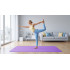 Vingrošanas paklājs jogai, pilatesam un fitnesam Rebel Active RBA-3159 200x90 cm, 1 cm, violets