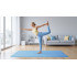 Vingrošanas paklājs jogai, pilatesam un fitnesam Rebel Active RBA-3159, 200x90 cm, 1 cm, zils