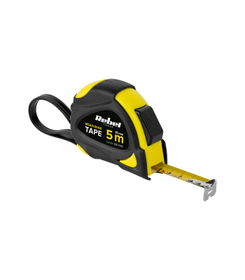 Rebel Tools tērauda mērlente ar automātisku uztīšanu 5m 19mm