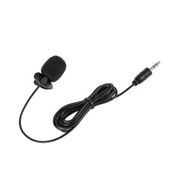 Kondensatora mikrofons ar klipsi, jack 3,5mm, 2m