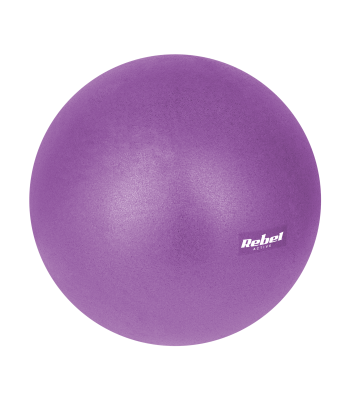Mini vingrošanas bumba pilatesam un rehabilitācijai, violeta, REBEL ACTIVE 25 cm