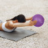 Mini vingrošanas bumba pilatesam un rehabilitācijai, violeta, REBEL ACTIVE 25 cm