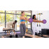 Mini vingrošanas bumba pilatesam un rehabilitācijai, violeta, REBEL ACTIVE 25 cm